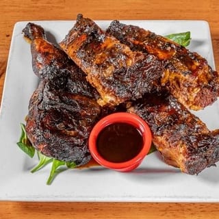 1/4 RACK, 1/4 BBQ CHICKEN