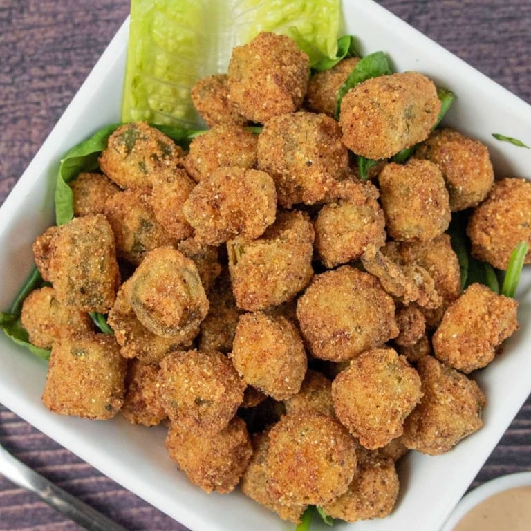 Fried Okra Delights