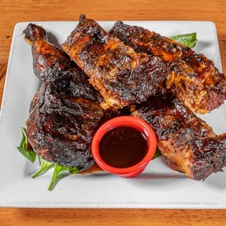1/2 RACK & 1/2  BBQ CHICKEN